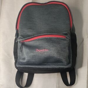 Repetto‎ Gray and Black Backpack with Padded Straps